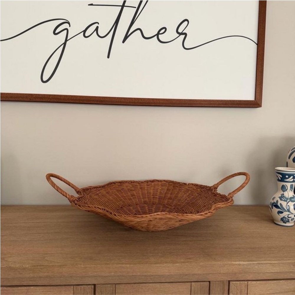 Scallop Woven Shallow Bowl - Threshold™ designed with Studio McGee